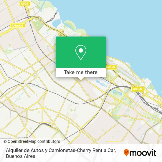 Alquiler de Autos y Camionetas-Cherry Rent a Car map