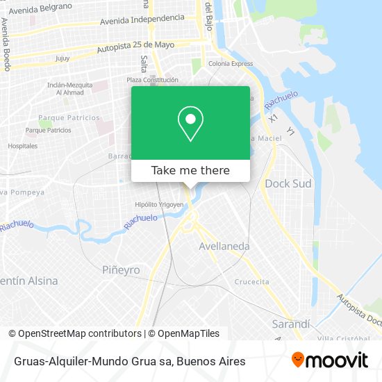 Mapa de Gruas-Alquiler-Mundo Grua sa
