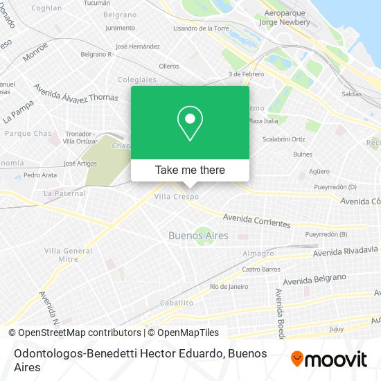 Odontologos-Benedetti Hector Eduardo map