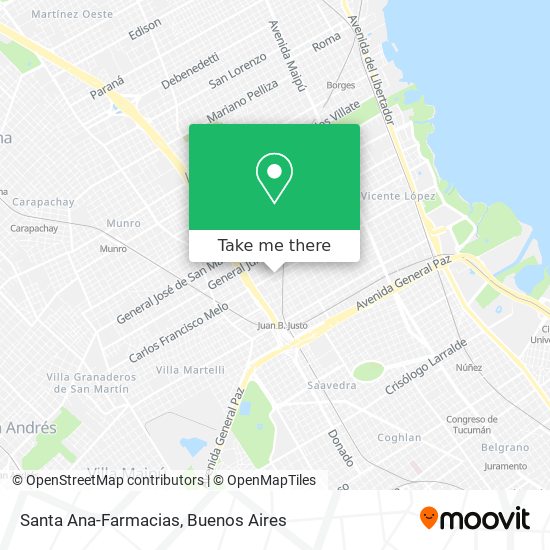 Santa Ana-Farmacias map