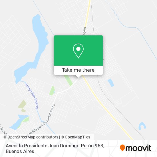 Avenida Presidente Juan Domingo Perón 963 map