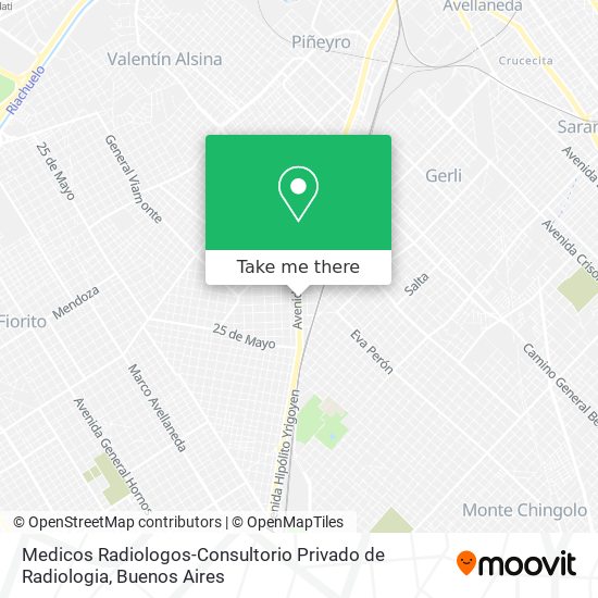 Medicos Radiologos-Consultorio Privado de Radiologia map