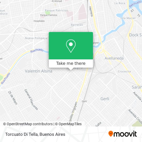 Torcuato Di Tella map