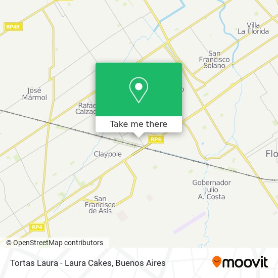 Tortas Laura - Laura Cakes map