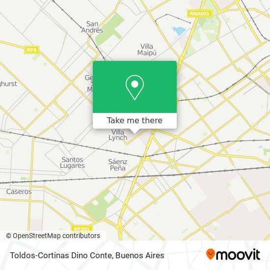 Toldos-Cortinas Dino Conte map