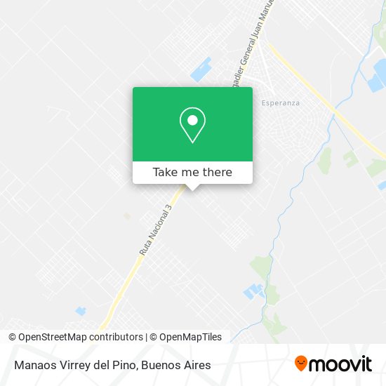 Manaos Virrey del Pino map