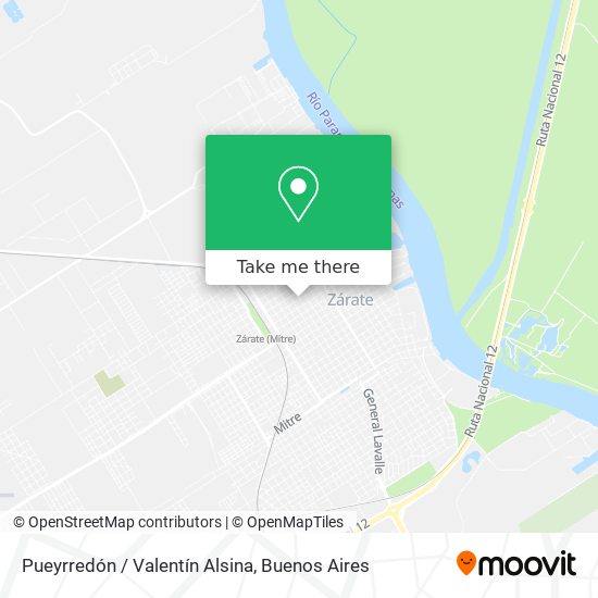 Mapa de Pueyrredón / Valentín Alsina