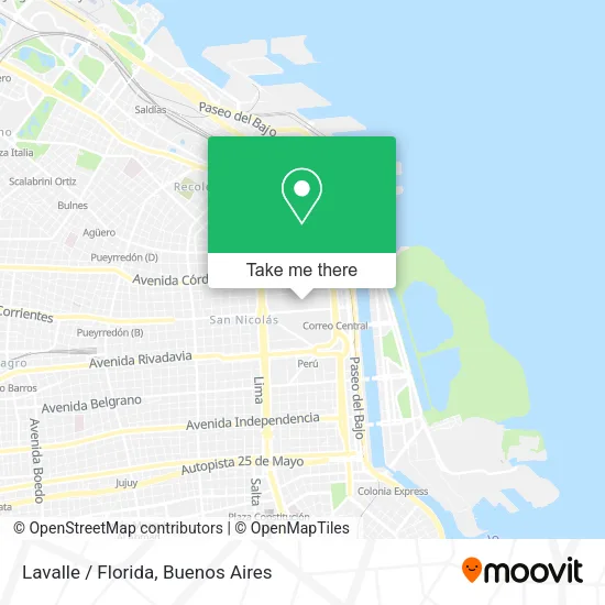 Lavalle / Florida map