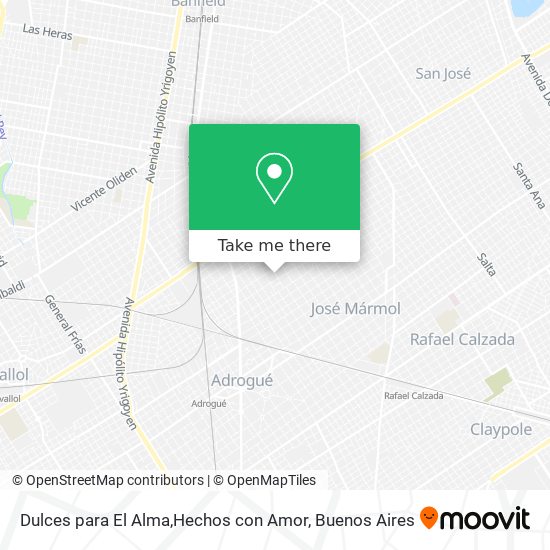 Mapa de Dulces para El Alma,Hechos con Amor