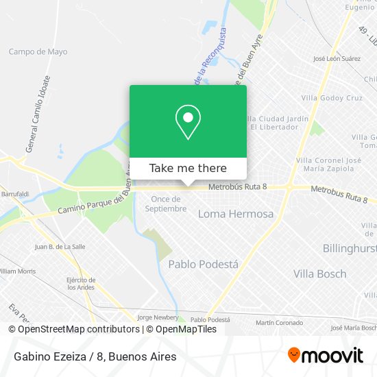 Gabino Ezeiza / 8 map