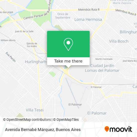 Avenida Bernabé Márquez map
