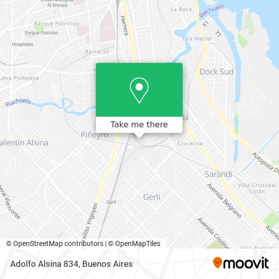 Adolfo Alsina 834 map