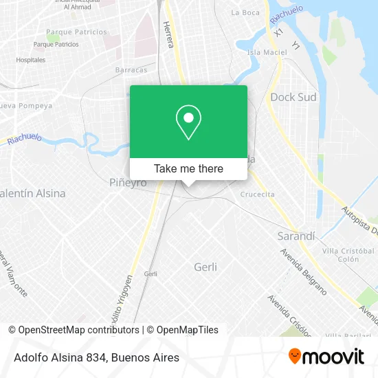 Adolfo Alsina 834 map