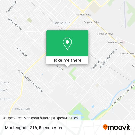 Mapa de Monteagudo 216
