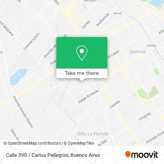Calle 390 / Carlos Pellegrini map