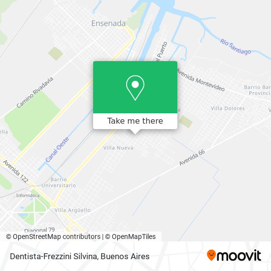 Dentista-Frezzini Silvina map