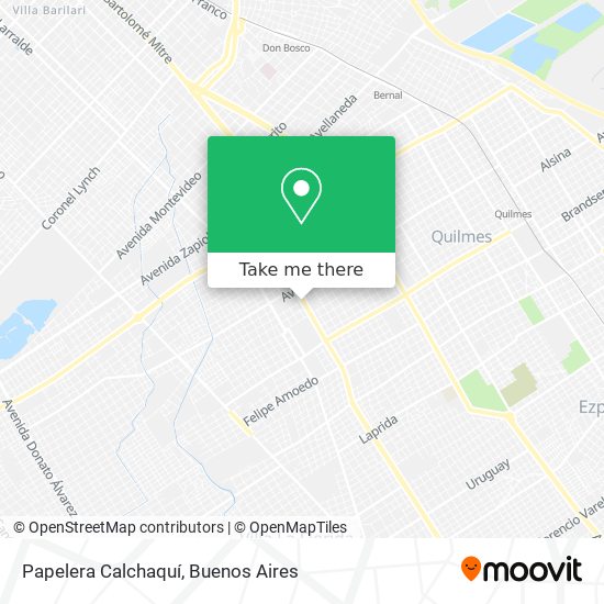Papelera Calchaquí map