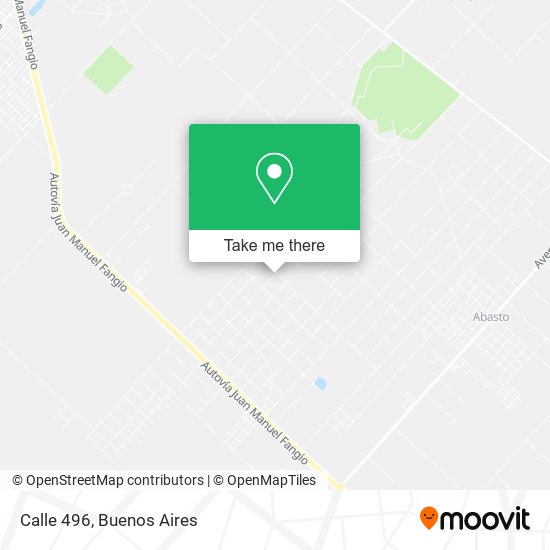 Mapa de Calle 496
