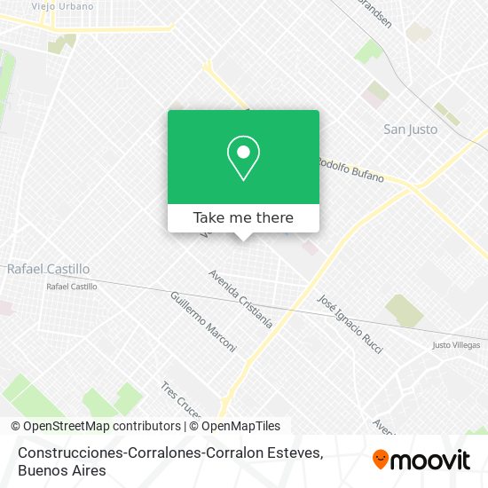 Construcciones-Corralones-Corralon Esteves map