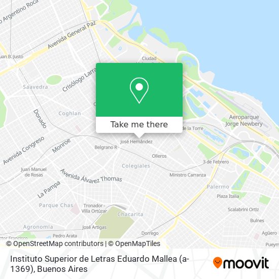 Instituto Superior de Letras Eduardo Mallea (a-1369) map