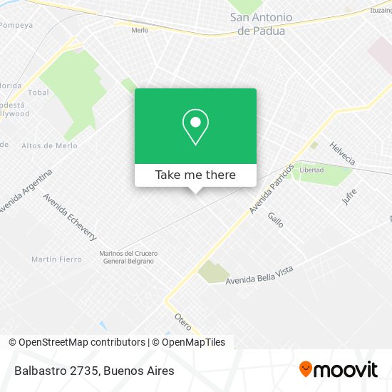 Balbastro 2735 map