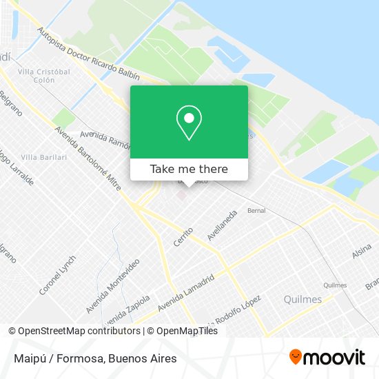 Maipú / Formosa map