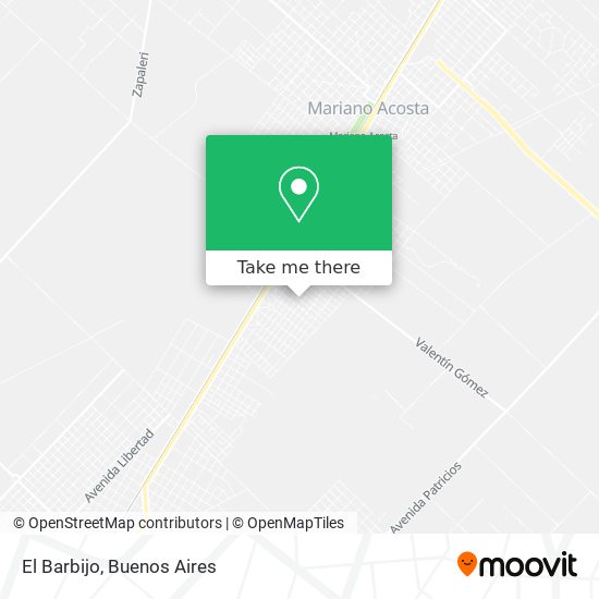 El Barbijo map