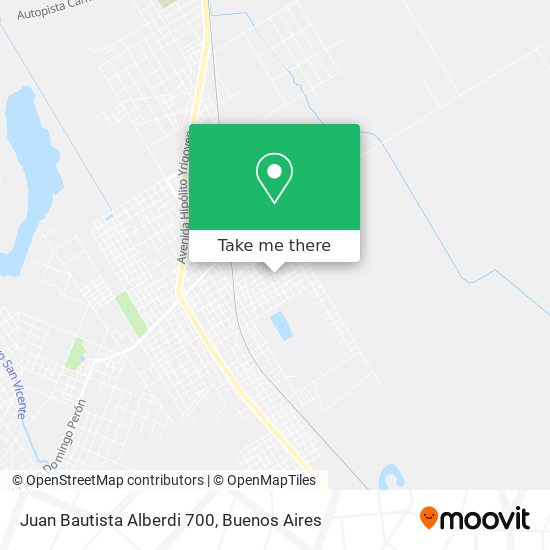 Mapa de Juan Bautista Alberdi 700