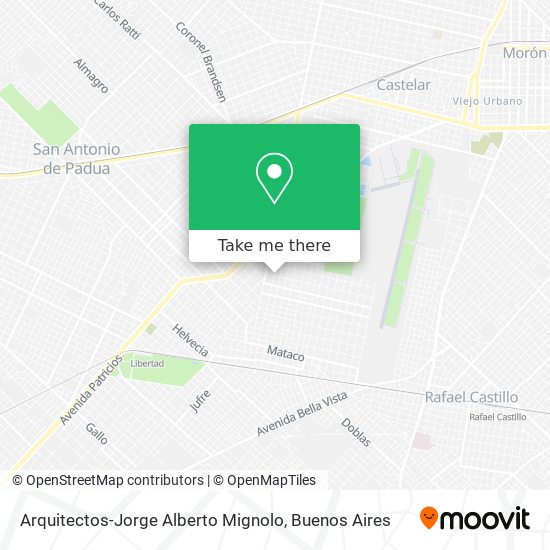 Arquitectos-Jorge Alberto Mignolo map