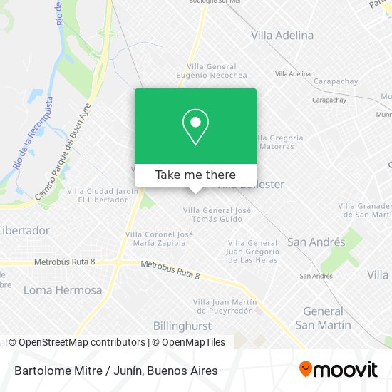 Bartolome Mitre / Junín map
