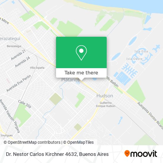 Dr. Nestor Carlos Kirchner 4632 map