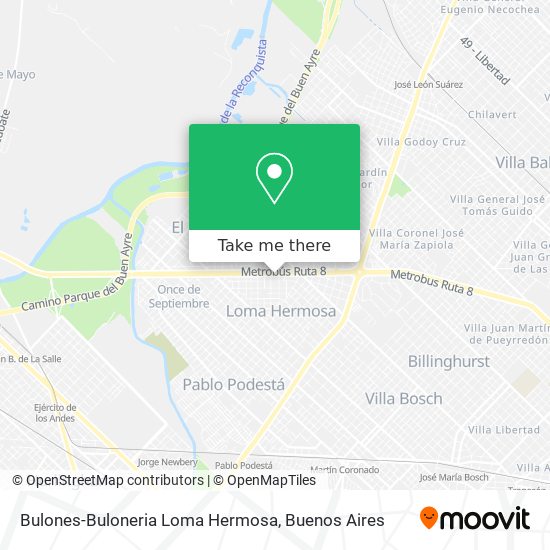 Bulones-Buloneria Loma Hermosa map