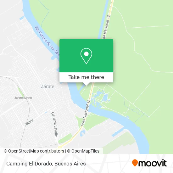 Mapa de Camping El Dorado