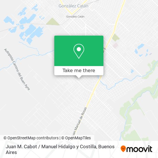 Juan M. Cabot / Manuel Hidalgo y Costilla map