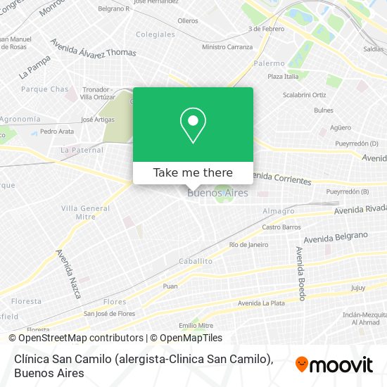 Mapa de Clínica San Camilo (alergista-Clinica San Camilo)