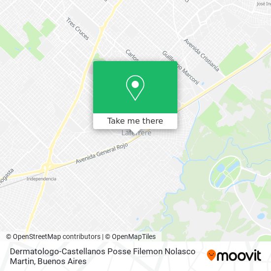 Mapa de Dermatologo-Castellanos Posse Filemon Nolasco Martin