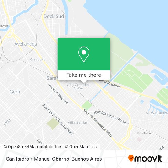 Mapa de San Isidro / Manuel Obarrio