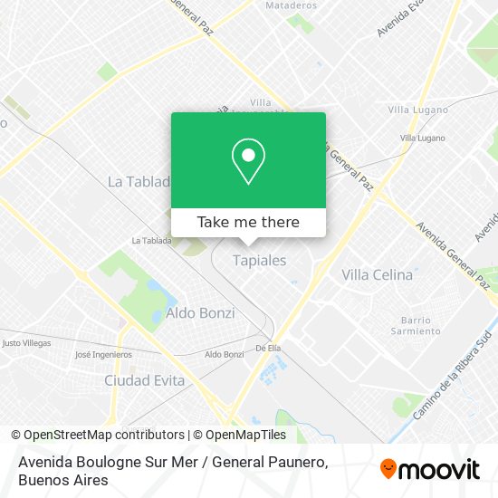 Avenida Boulogne Sur Mer / General Paunero map