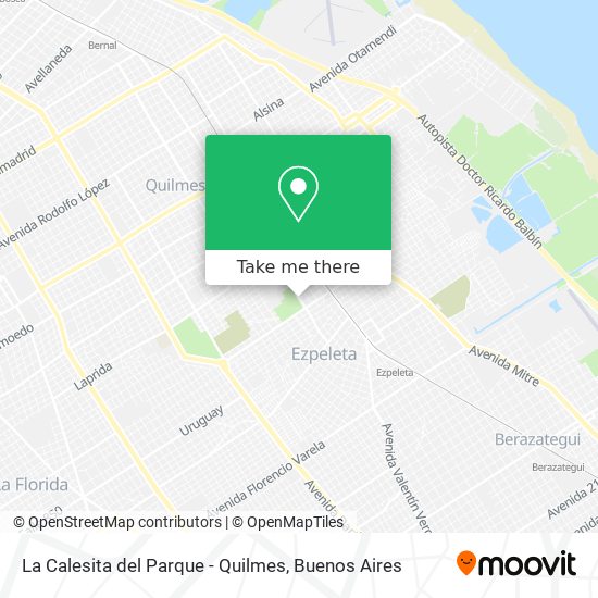 La Calesita del Parque - Quilmes map