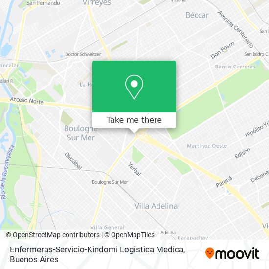 Mapa de Enfermeras-Servicio-Kindomi Logistica Medica