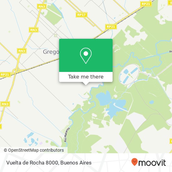 Vuelta de Rocha 8000 map