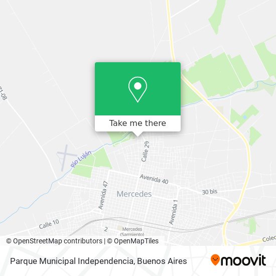 Parque Municipal Independencia map