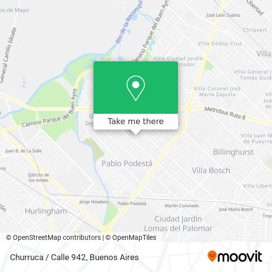 Churruca / Calle 942 map