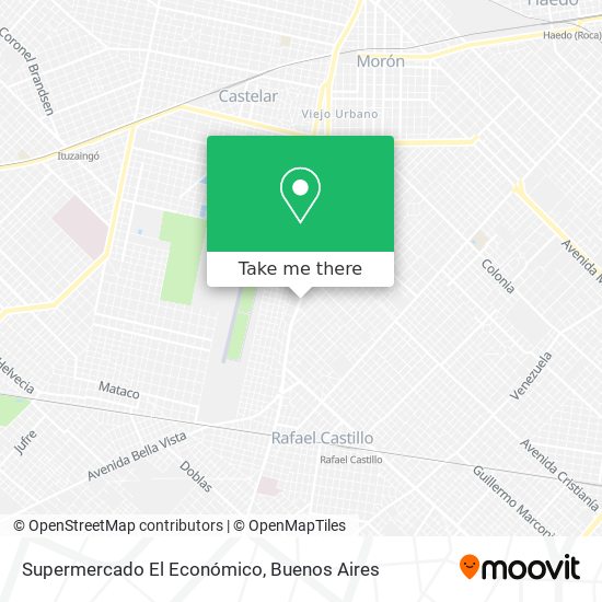 Supermercado El Económico map