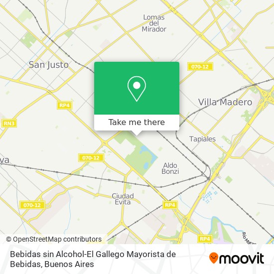 Bebidas sin Alcohol-El Gallego Mayorista de Bebidas map