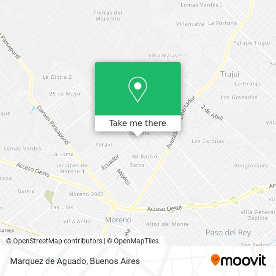 Mapa de Marquez de Aguado