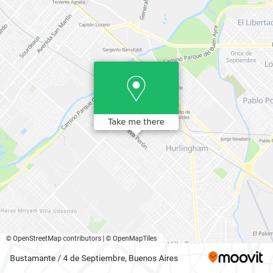 Mapa de Bustamante / 4 de Septiembre