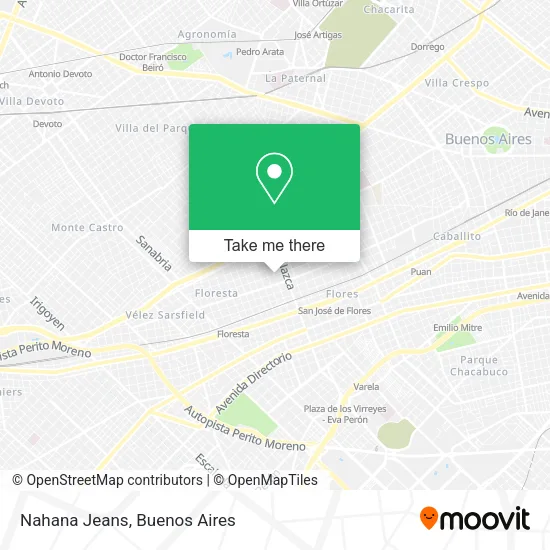 Nahana Jeans map