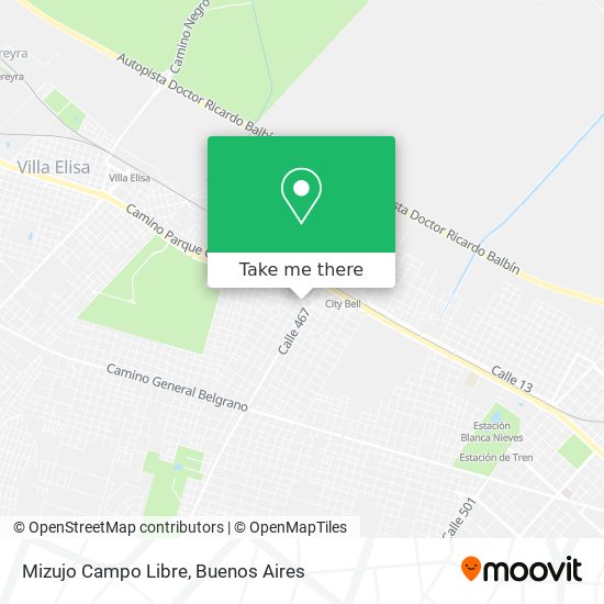 Mizujo Campo Libre map