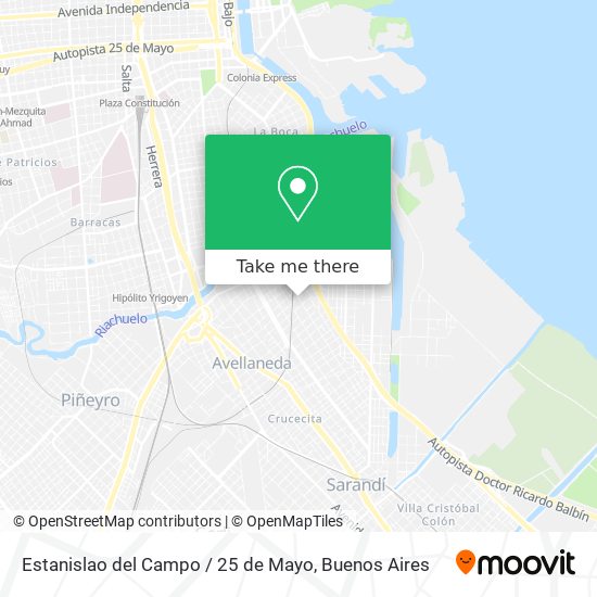 Estanislao del Campo / 25 de Mayo map